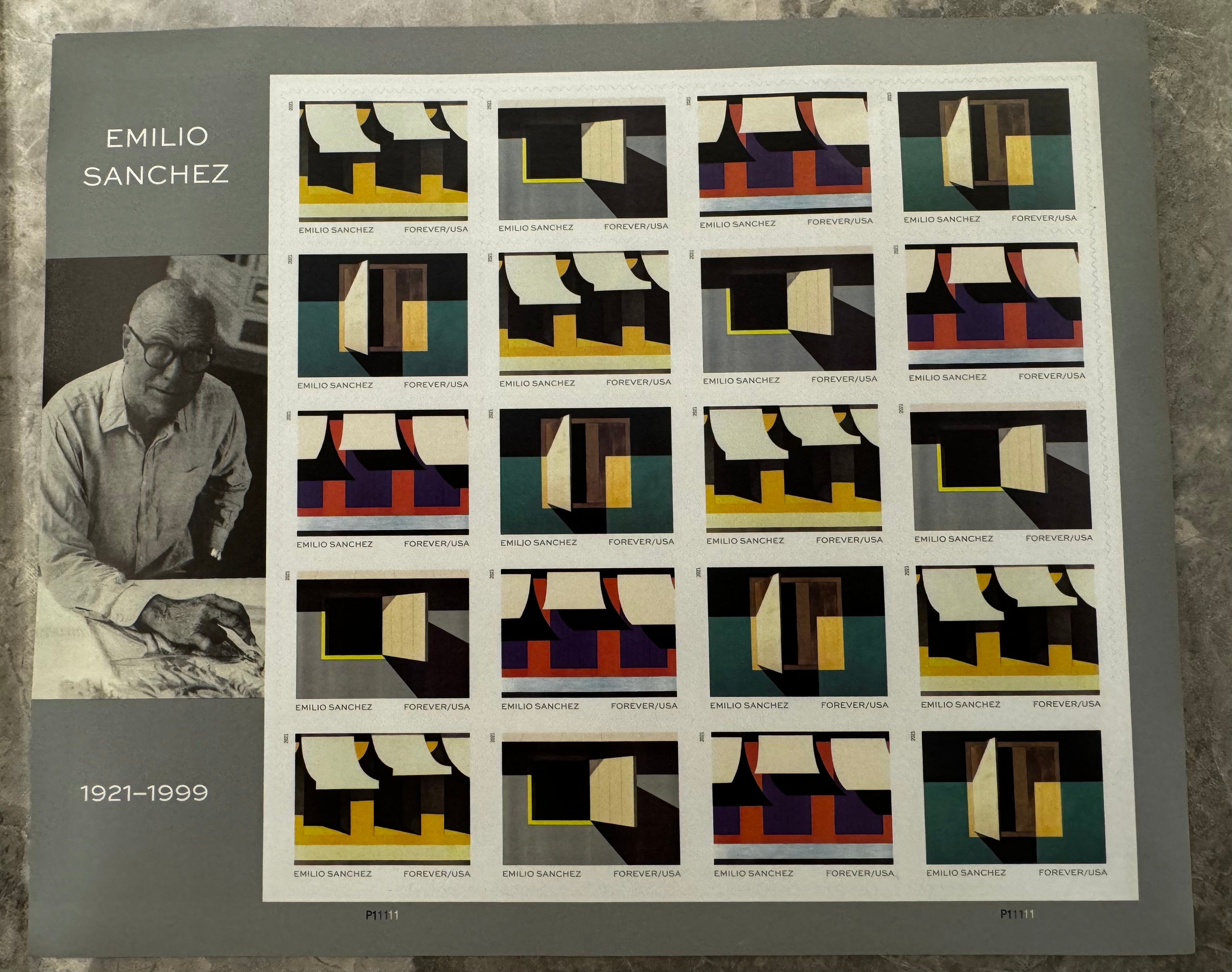 USPS Legendary Artist Emilio Sanchez Honored Forever Postage Stamps