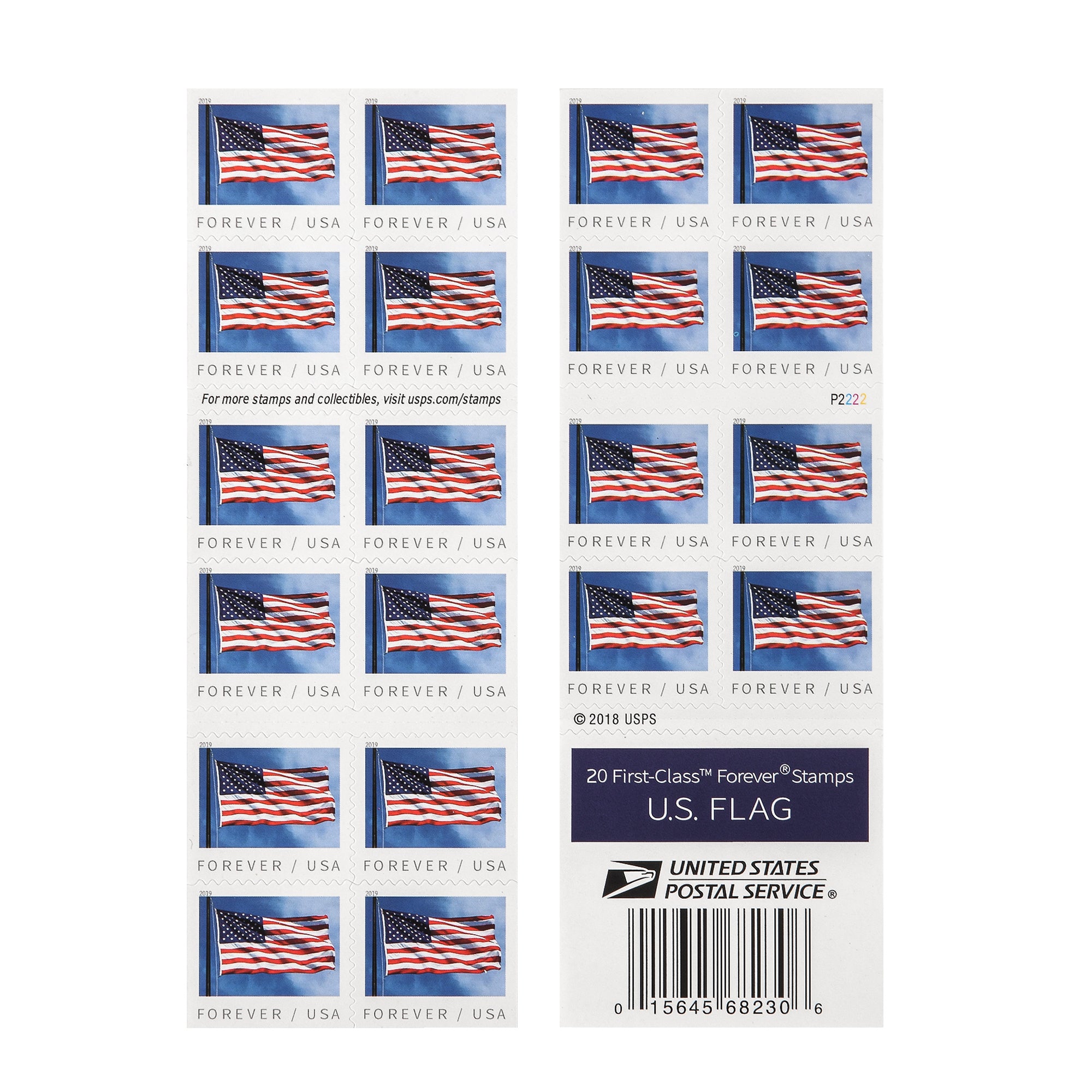 USPS 2019 US Flags Forever Postage Stamps – Stamps Store