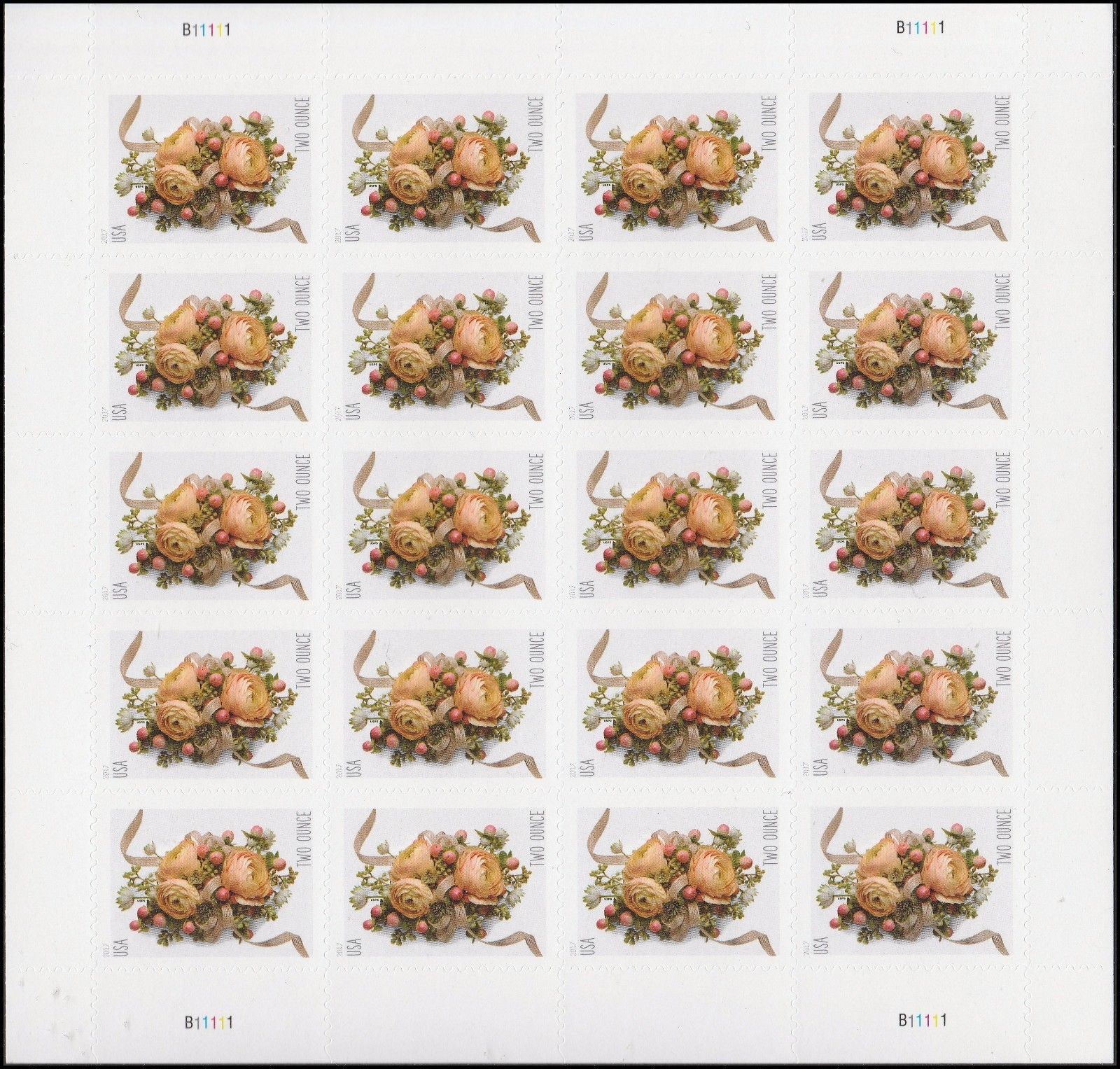 Celebration Corsage Two Ounce Forever First Class Postage Stamps