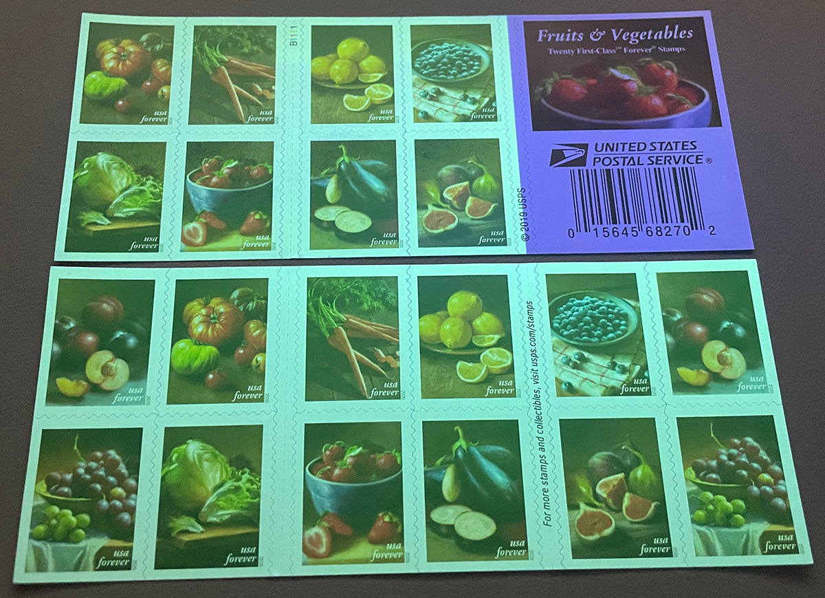 Fruit of vegetables Forever First Class Postage Stamps