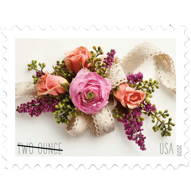 Garden Corsage Two Ounce Forever First Class Postage Stamps